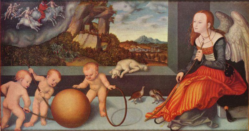 Lucas Cranach Melancholie Sweden oil painting art